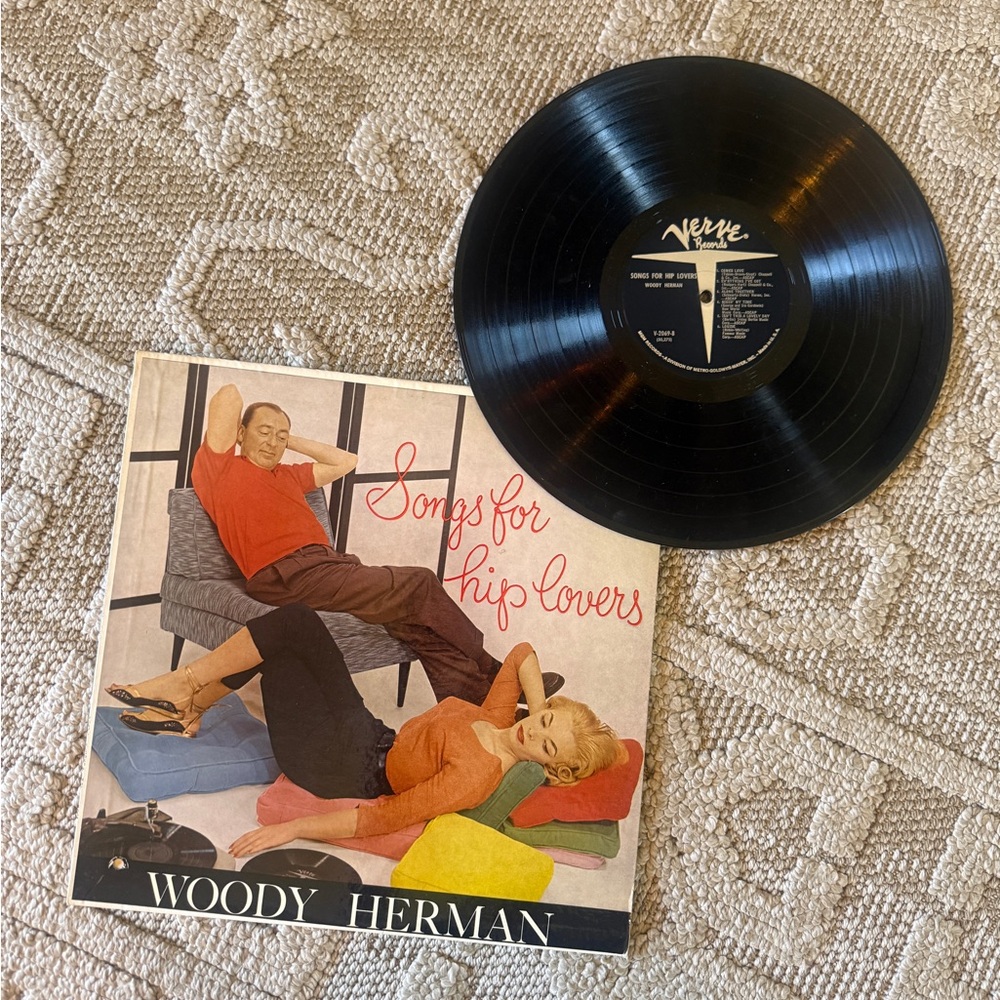 Woody Herman 'Songs for Hip Lovers' Vinyl LP  vintage vinyl record Verve Records